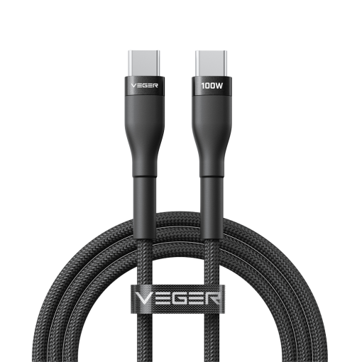 Veger VG-CC05 Cable USB 2.0 para cualquier dispositivo USB-C a USB-C Cubierta de metal