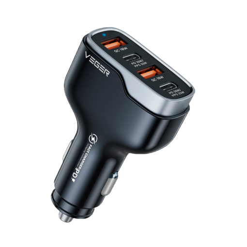 Veger VG-CC53-2A2C Mechero coche Potencia 66W Carga rápida 30W Salidas 2x USB-C
