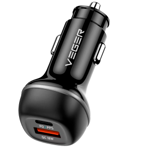 Veger VG-CC62-1A1C Mechero coche Potencia 51W Carga rápida PD30W, QC18W Salidas USB-C