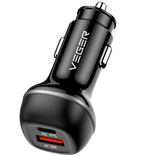 Veger VG-CC62-1A1C Mechero coche Potencia 51W Carga rápida PD30W, QC18W Salidas USB-C