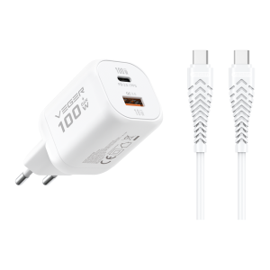 Veger VG-TR150-Kit-100W1A1C Cargador de pared Carga rápida 100W