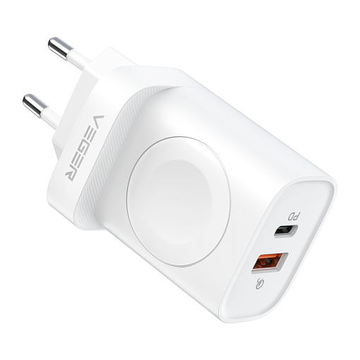 Veger VG-W002E Cargador USB e inalámbrico (para i Watch) Potencia 25W Carga rápida 22.5W