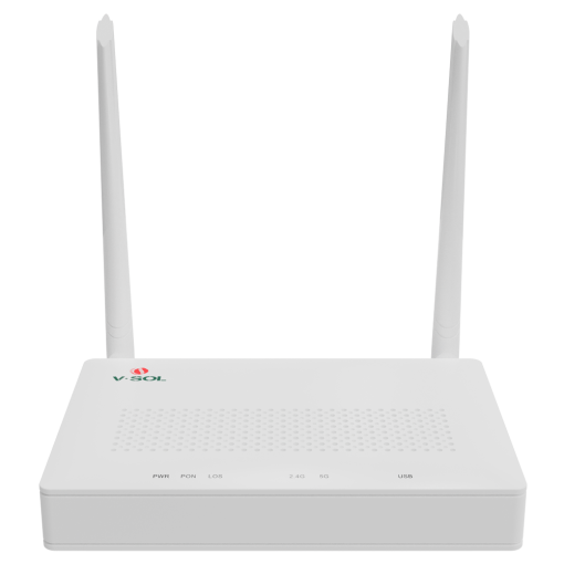 V-Sol VSOL-V2804AC-A Router ONT Wi-Fi 5 AC1200 1X PON 4x LAN RJ45 10/100/1000Mbps 1x