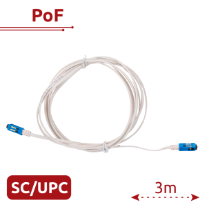 V-Sol VSOL-VPOF-SC-UPC-3M Cable Po F Permite inyectar datos y alimentación por fibra