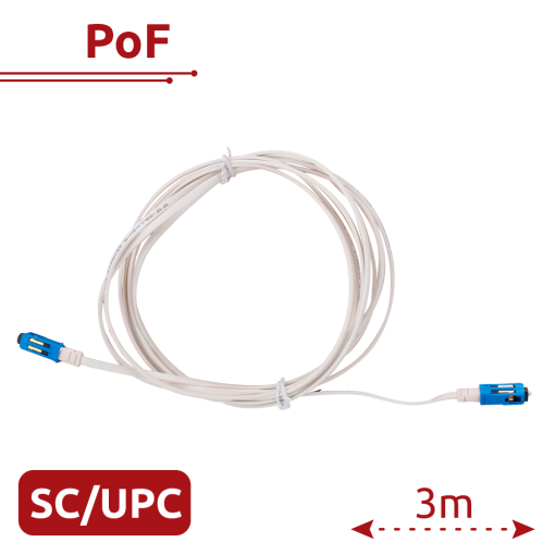 V-Sol VSOL-VPOF-SC-UPC-3M Cable Po F Permite inyectar datos y alimentación por fibra