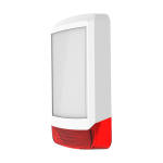 Texecom WDA-0002 Cubierta frontal Odyssey X1 en color blanco/rojo para base de sirena
