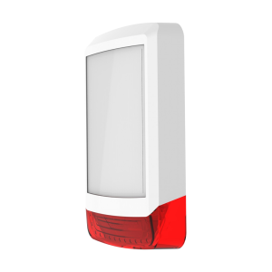 Texecom WDA-0002 Cubierta frontal Odyssey X1 en color blanco/rojo para base de sirena