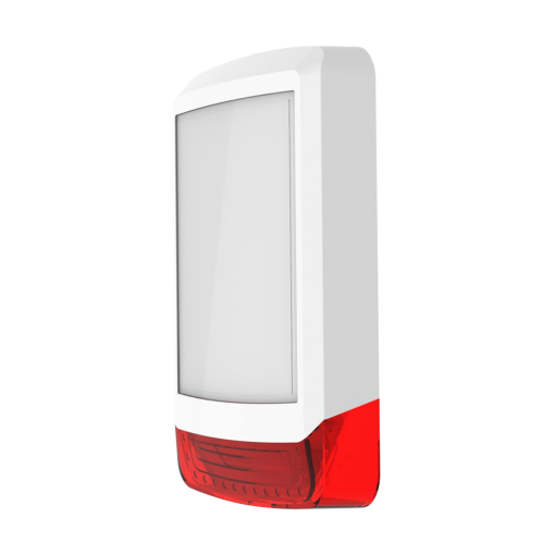 Texecom WDA-0002 Cubierta frontal Odyssey X1 en color blanco/rojo para base de sirena