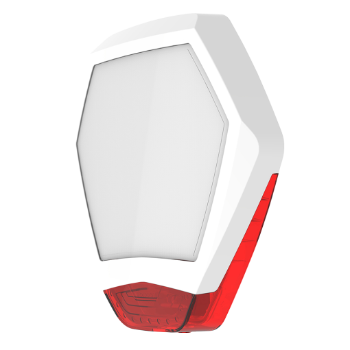 Texecom WDB-0002 Cubierta frontal Odyssey X3 en color blanco/rojo para base de sirena
