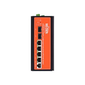 Wi-Tek WI-PMS306GF-UPS-I Switch PoE gestionable L2 Wi-Tek para energía Solar
