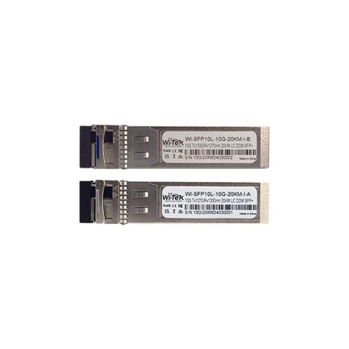 Wi-Tek WI-SFP10L-10G-20KM-I Módulo SFP Wi-Tek de fibra simple de 10 Gbps