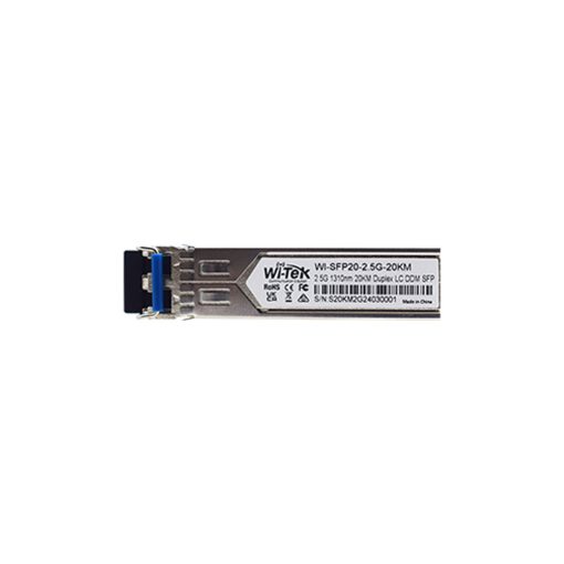 Wi-Tek WI-SFP20L-2.5G-20KM-I Módulo SFP Wi-Tek de fibra simple de 2,5 Gbps