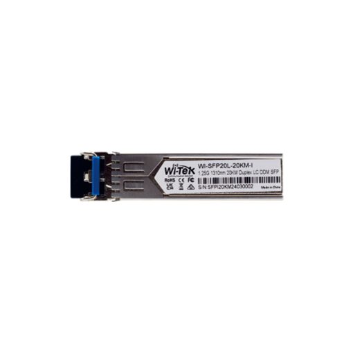 Wi-Tek WI-SPF20L-20KM-I Módulo SFP Wi-Tek de doble fibra de 1,25 Gbps