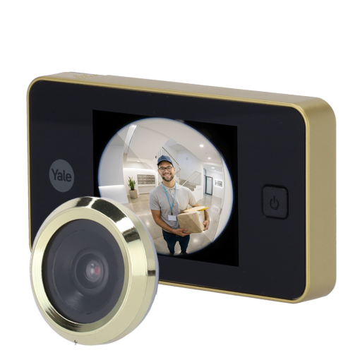 Yale YALE-DOORVIEWER500-GOLD Mirilla digital Cámara 0.3 Mpx