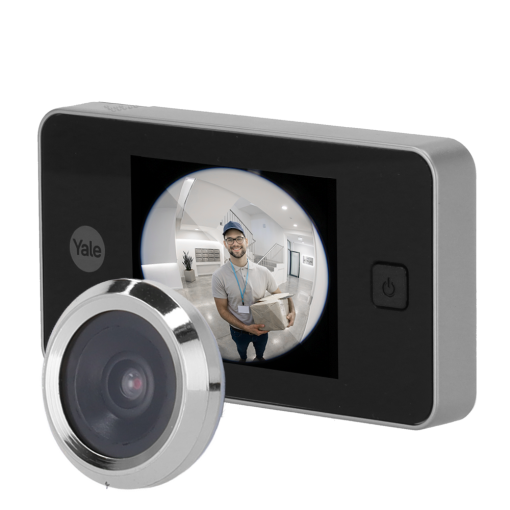 Yale YALE-DOORVIEWER500-SILVER Mirilla digital Cámara 0.3 Mpx