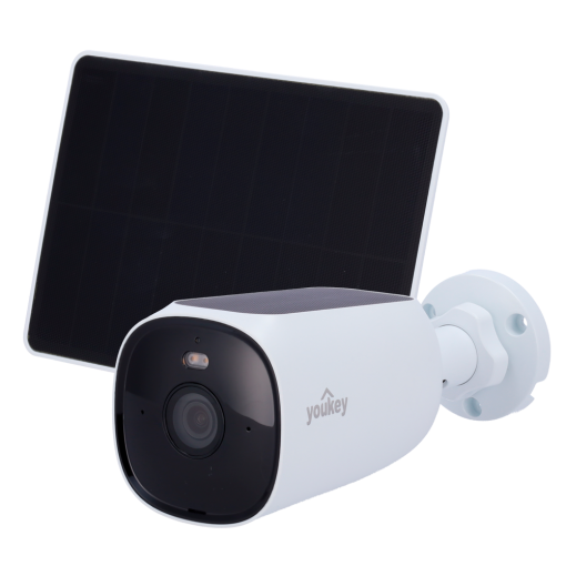 Youkey YOK-S420 Cámara con Panel Solar 4 MP | 2.2 mm | IR 10 m Batería 10000mAh