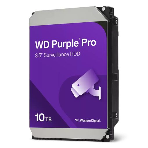 Western Digital 10TB-WDPurple-Pro – Disco Duro WD Purple Pro 10TB Vídeo Inteligente SATA 3.5″ CMR – Interfaz: SATA a 6 Gb/s