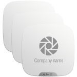 Ajax 10XAJ-BRANDPLATES-W Pack 10 cubiertas personalizables para sirena exterior - Personalizable sin coste adicional en