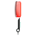 Ajax 10XAJ-KEYMCP Herramienta para restablecer el botón de alarma - Compatible con AJ-MANUALCALLPOINT - Pack de