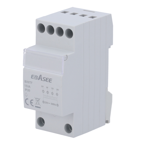 OEM AC-DOORBELL-DIN-15VA Transformador AC/ACEntrada AC 230 VSalida AC 8 / 12 / 24 VPotencia 15 VAPara carril