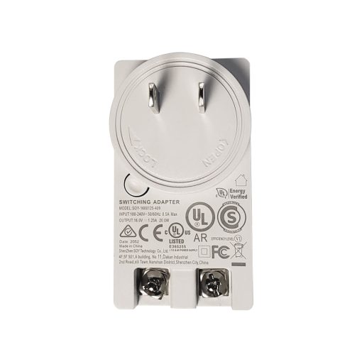 Alarm.com ADC-VDBA-PSU-DC Kit adaptador DC de pared para videotimbre Alarm.com