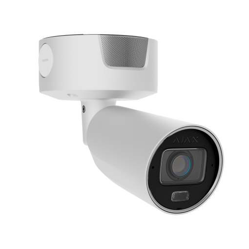 Ajax AJ-BULLETCAM-4-HLVF-S-W Cámara IP Superior Bullet 4 Megapíxel Ajax - 1/1.8" Progressive Scan CMOS - Lente