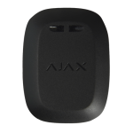 Ajax AJ-BUTTON-B Botón de pánico - Grado 2 - Inalámbrico 868 MHz Jeweller - Alcance espacio abierto 1300 m -