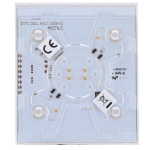 Ajax AJ-CENTERBUTTON-DIMMER-W Panel táctil para interruptor de luz regulable - Compatible con AJ-LIGHTCORE-DIMMER -