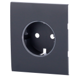 Ajax AJ-CENTERCOVER-GRA Tapa central para enchufe básico tipo F - Compatible con AJ-OUTLETCORE-BASIC - Protección