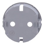 Ajax AJ-CENTERCOVER-GRE Tapa central para enchufe básico tipo F - Compatible con AJ-OUTLETCORE-BASIC - Protección
