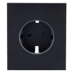 Ajax AJ-CENTERCOVER-SMART-B Tapa central para enchufe inteligente tipo F - Compatible con AJ-OUTLETCORE-SMART - Indicador