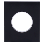 Ajax AJ-CENTERCOVER-SMART-B Tapa central para enchufe inteligente tipo F - Compatible con AJ-OUTLETCORE-SMART - Indicador