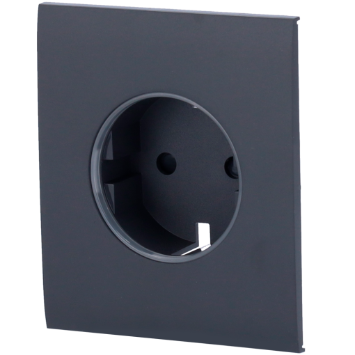 Ajax AJ-CENTERCOVER-SMART-GRA Tapa central para enchufe inteligente tipo F - Compatible con AJ-OUTLETCORE-SMART - Indicador