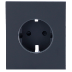 Ajax AJ-CENTERCOVER-SMART-GRA Tapa central para enchufe inteligente tipo F - Compatible con AJ-OUTLETCORE-SMART - Indicador