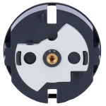 Ajax AJ-CENTERCOVER-SMART-GRA Tapa central para enchufe inteligente tipo F - Compatible con AJ-OUTLETCORE-SMART - Indicador