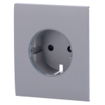 Ajax AJ-CENTERCOVER-SMART-GRE Tapa central para enchufe inteligente tipo F - Compatible con AJ-OUTLETCORE-SMART - Indicador