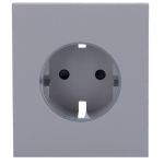 Ajax AJ-CENTERCOVER-SMART-GRE Tapa central para enchufe inteligente tipo F - Compatible con AJ-OUTLETCORE-SMART - Indicador