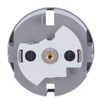 Ajax AJ-CENTERCOVER-SMART-GRE Tapa central para enchufe inteligente tipo F - Compatible con AJ-OUTLETCORE-SMART - Indicador