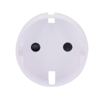 Ajax AJ-CENTERCOVER-SMART-W Tapa central para enchufe inteligente tipo F - Compatible con AJ-OUTLETCORE-SMART - Indicador