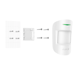 Ajax AJ-COMBIPROTECT-W Detector PIR y rotura de cristal - Grado 2 - Inalámbrico 868 MHz Jeweller - Rango de detección