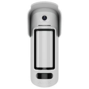 Ajax AJ-CURTAINCAMOUTDOOR-HIGHMOUNT-PHOD-W Fotodetector cortina exterior con imagen - Doble tecnología: PIR y microondas banda K - Gestor