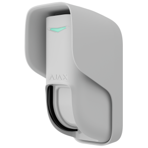 Ajax AJ-CURTAINOUTDOOR-W Detector PIR exterior tipo cortina - Grado 2 - Inalámbrico 868 MHz Jeweller - Doble PIR tipo