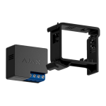 Ajax AJ-DINHOLDER Soporte para carriles DIN - Compatible con AJ-RELAY - Compatible con AJ-WALLSWITCH - Color