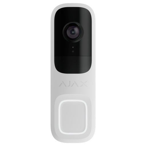 Ajax AJ-DOORBELL-4-W Doorbell 4 MP con IA integrada - Detector PIR alcance hasta 4 m - Audio bidireccional con
