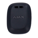 Ajax AJ-DOUBLEBUTTON-B Doble botón de pánico - Grado 2 - Inalámbrico 868 MHz Jeweller - Alcance espacio abierto 1300