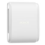 Ajax AJ-DUALCURTAINOUTDOOR-W Detector PIR cortina dual exterior - Grado 2 - Inalámbrico 868 MHz Jeweller - Antimasking -