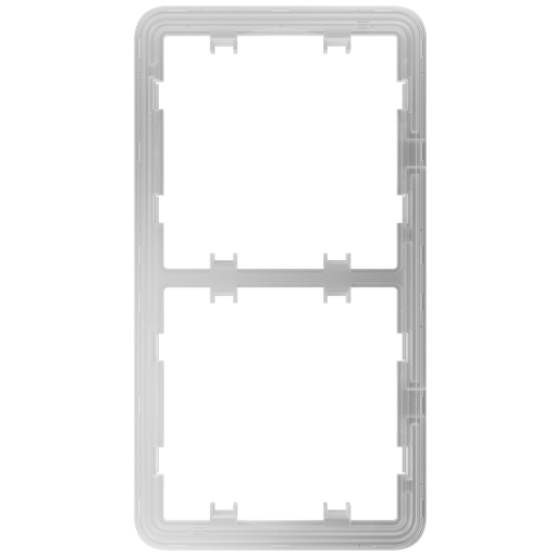 Ajax AJ-FRAME-2-VERT Marco vertical para dos dispositivos - Compatible con AJ-SIDEBUTTON-...-VERT -