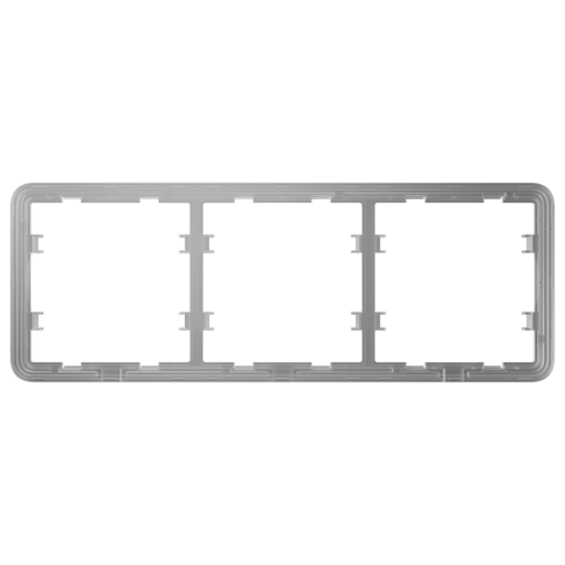 Ajax AJ-FRAME-3 Marco para tres dispositivos - Compatible con: - 2 x AJ-SIDEBUTTON o AJ-SIDECOVER - 1 x