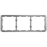 Ajax AJ-FRAME-3 Marco para tres dispositivos - Compatible con: - 2 x AJ-SIDEBUTTON o AJ-SIDECOVER - 1 x