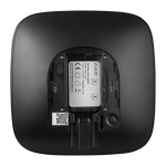 Ajax AJ-HUB2-B Central de alarma profesional - Grado 2 - Comunicación Ethernet y dual SIM GPRS - Inalámbrico